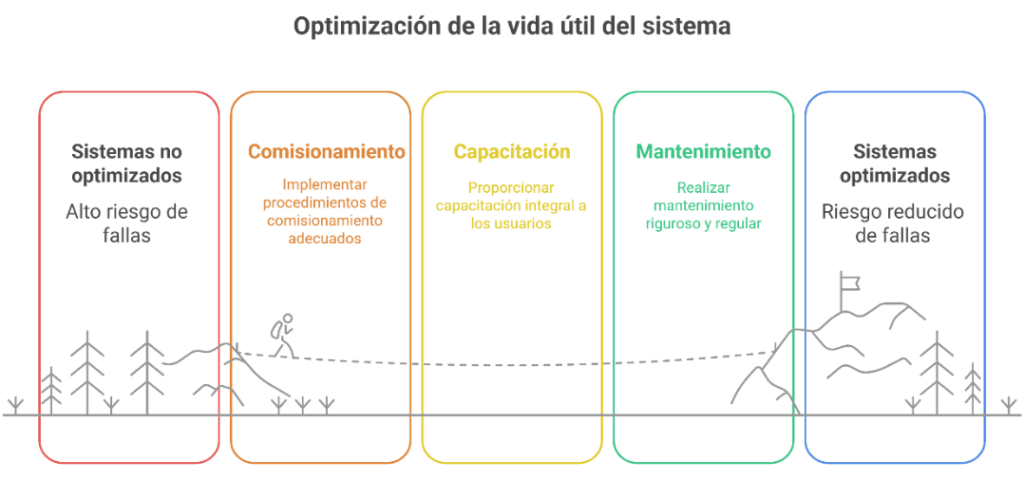 optimización de la vida útil del sistema
